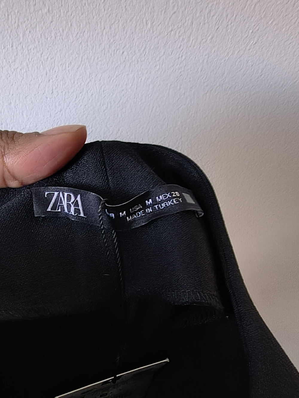 ZARA Black Notch Neck Open Back Midi Dress – Sleek & Sexy Size M - Picture 8 of 12